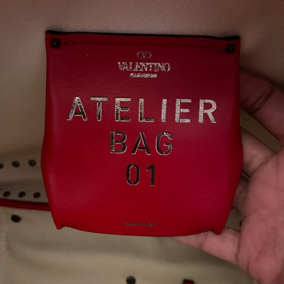 Valentino Garavani Atelier 01 Tote Studded Canvas Medium - Picture 13 of 14